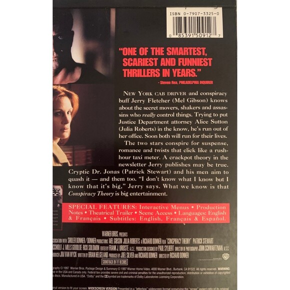 Conspiracy Theory DVD. - Picture 4 of 5